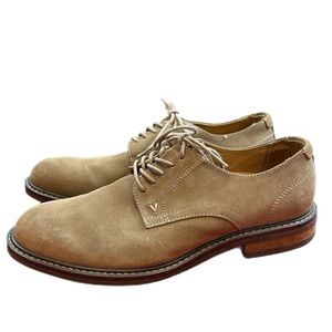 Vionic Bowery Graham Men's Supportive Orthotic Oxford Sz 8.5 Tan Suede